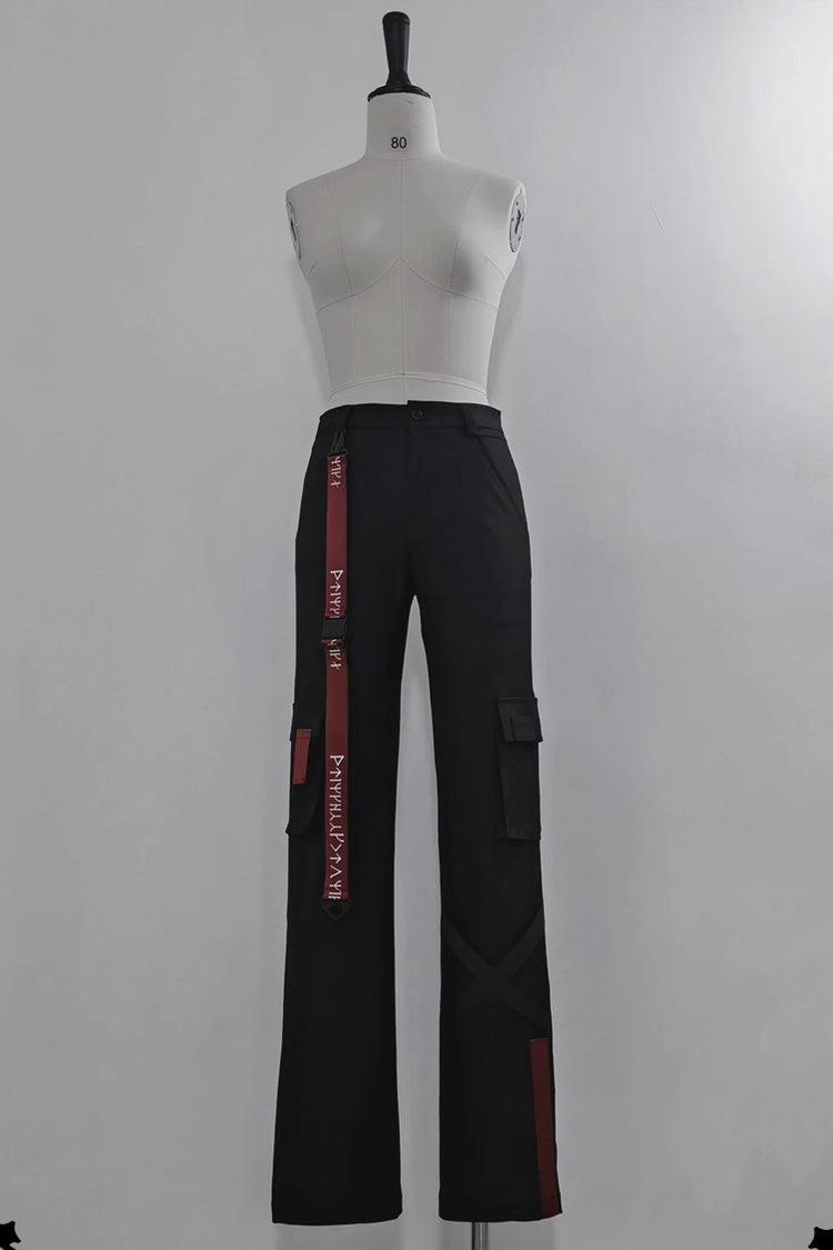 Ouji Gothic Trousers with Blade Detailing