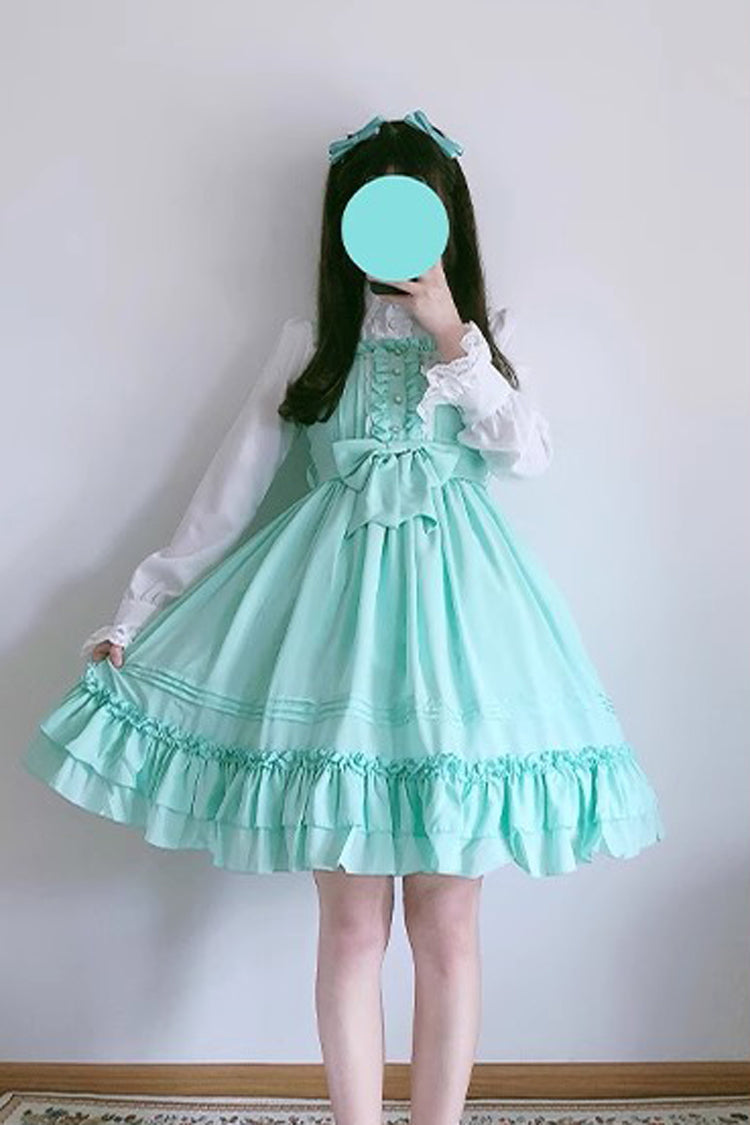 Ice Cream Bowknot Chiffon Sweet JSK Dress