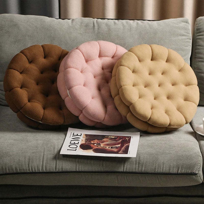 Cookie Biscuits Plush Pillow Cushion - Heartzcore MK Kawaii Store