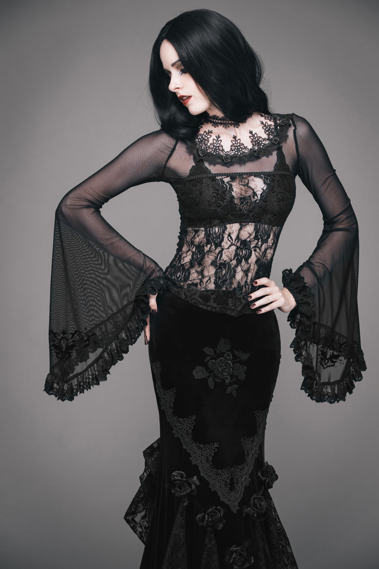 Fishbone Corset with Feather Accents and Lace Detailing