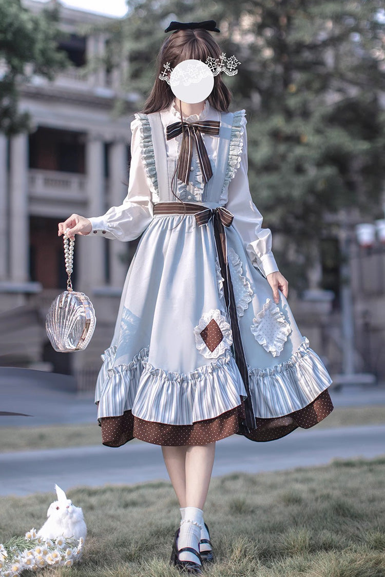 Magic Vocal Club Ruffle Bowknot College Elegant JSK