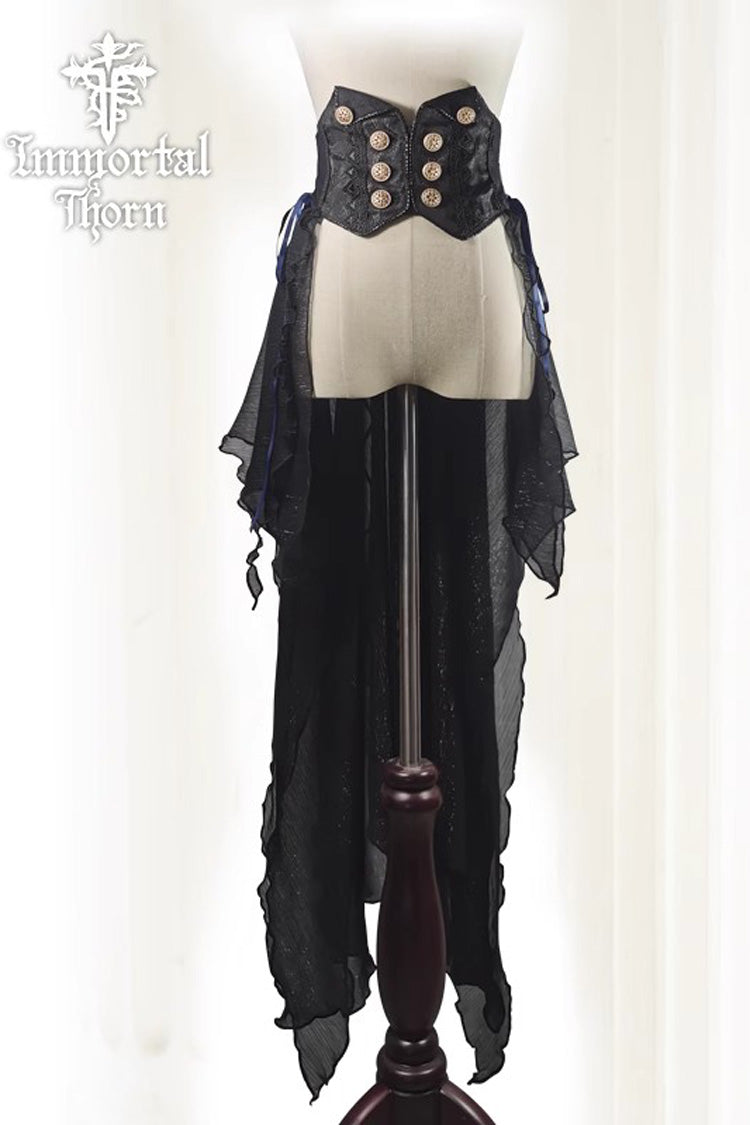 Prince-Style Gothic Waistband with Elegant Ouji Fashion