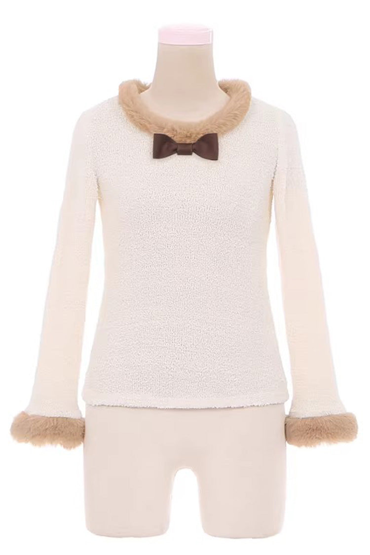Bunny Transformation Detachable Bunny Cake Sleeveless Triple-Layered Ruffled Bow Sweet Strap Dress
