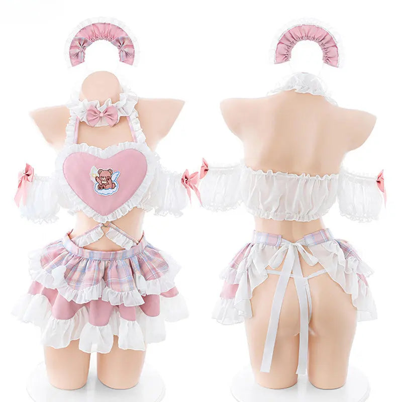 Kawaii Aesthetic Y2K Cute Fairy Angelic Bear Pastel Nights Set ON1471 spreepickyshop