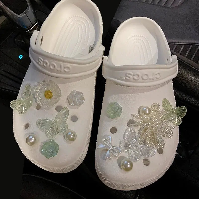 Kawaii Aesthetic Y2K Cute Fairy Ballet Hole Shoes Accessories - Kimi MK Kawaii Store