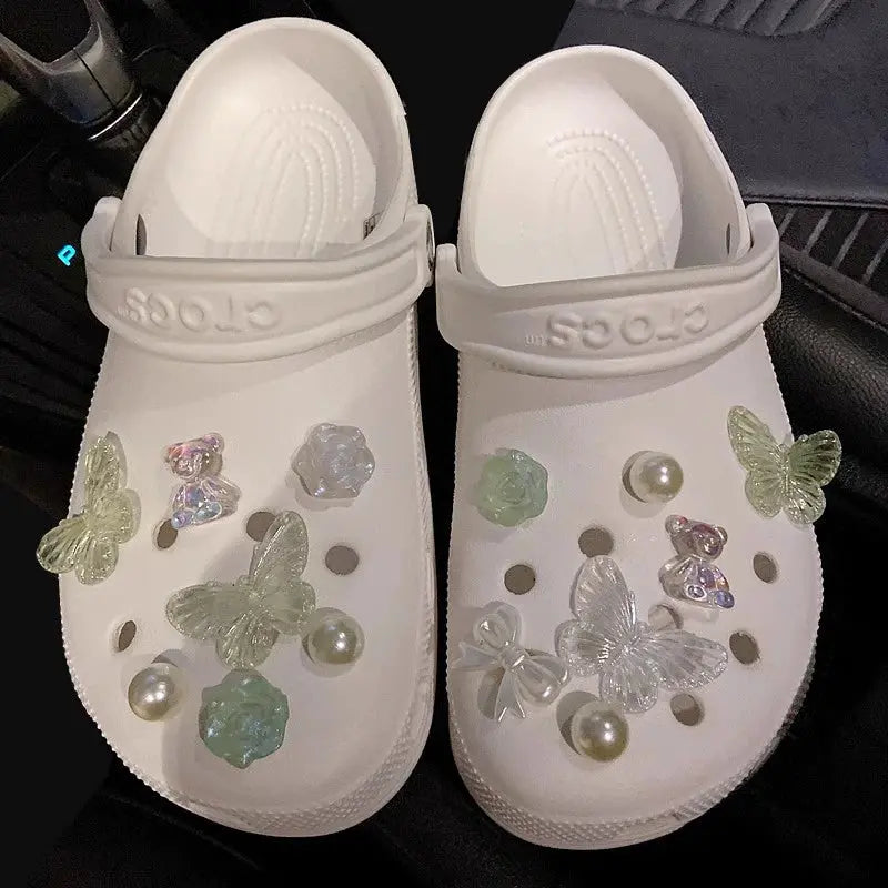 Kawaii Aesthetic Y2K Cute Fairy Ballet Hole Shoes Accessories - Kimi MK Kawaii Store