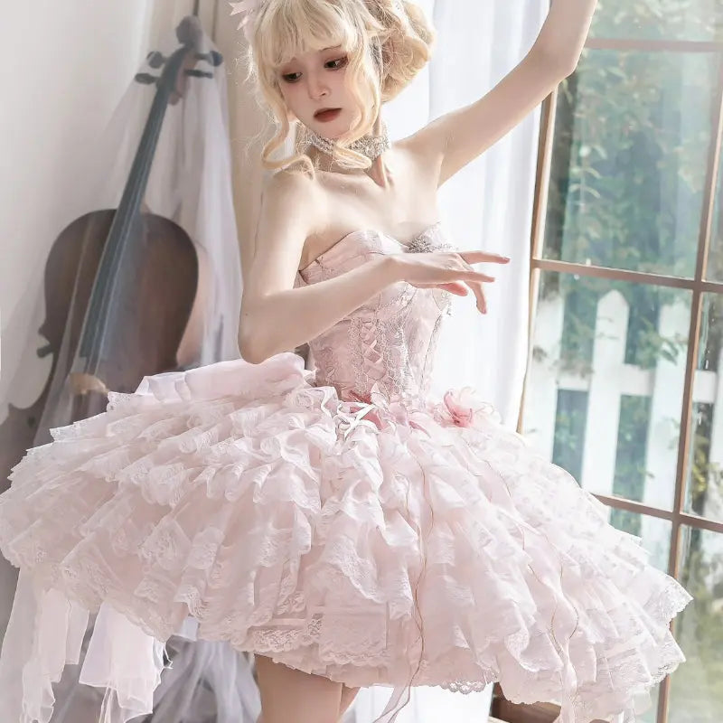Ballet Lace Star Lolita Dress – MK Kawaii Store