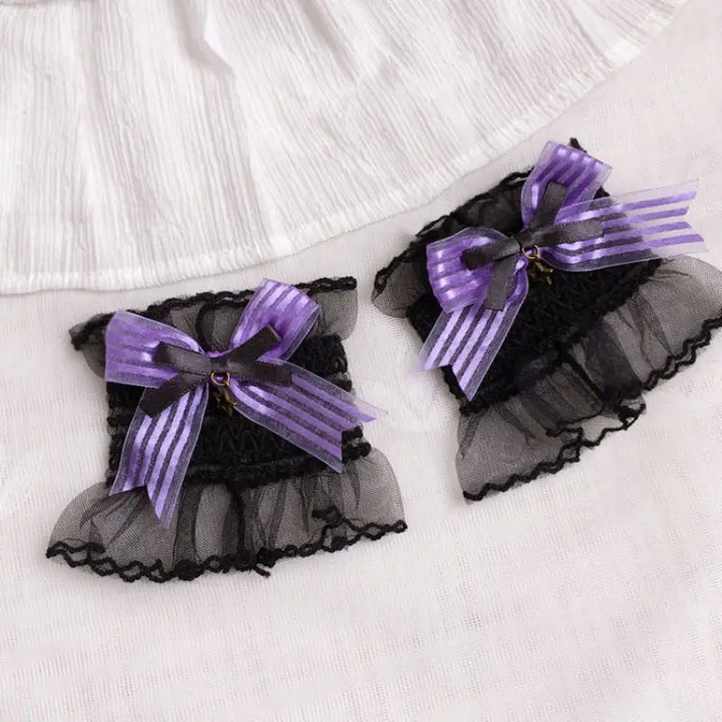 Kawaii Aesthetic Y2K Cute Fairy Batty Kitty Purple and Black Accessories ON1516 spreepickyshop