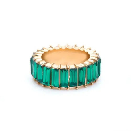 Bindi Baguette Eternity Band 925 Ring LIN40