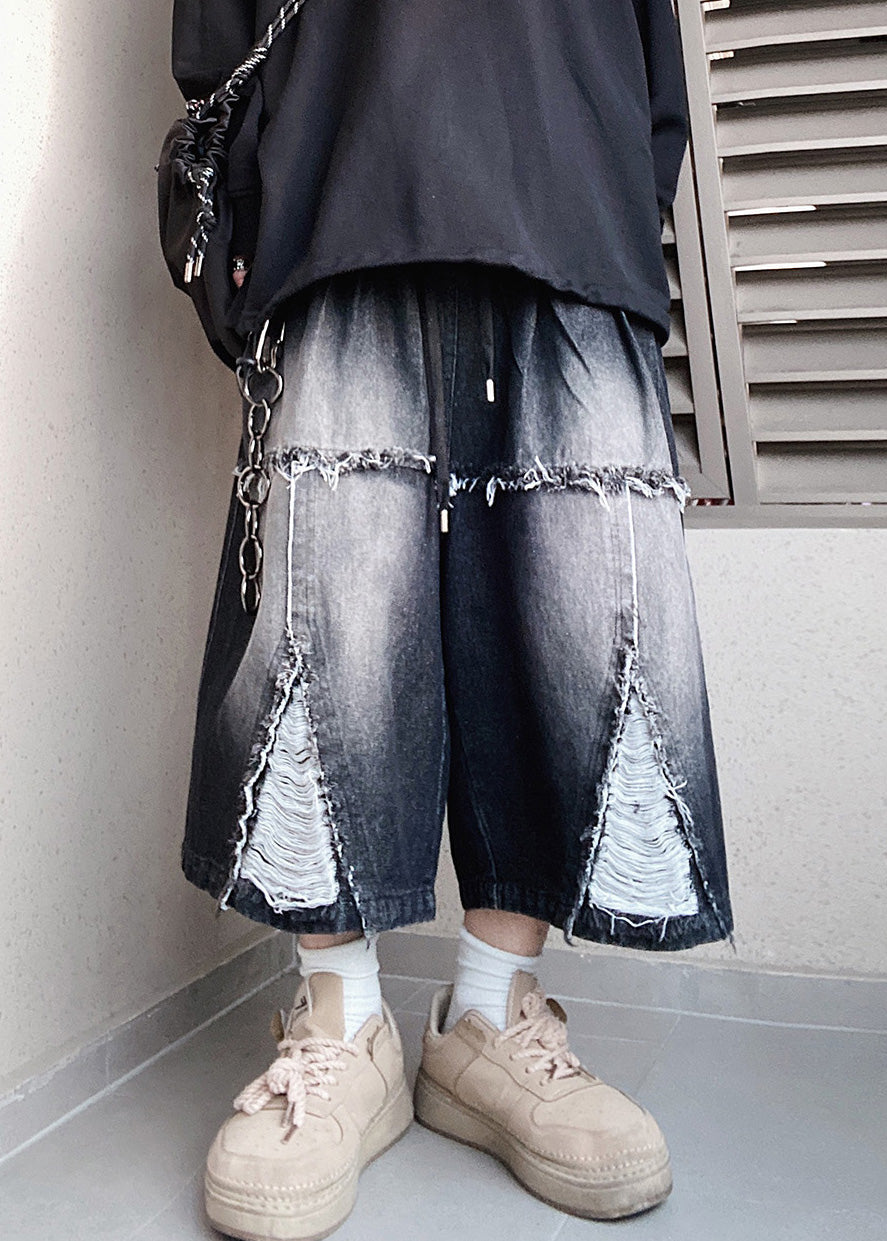 Shorts Waist Elastic Original Oversized Summer Design Black Men