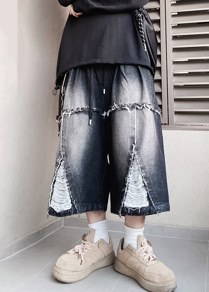 Shorts Waist Elastic Original Oversized Summer Design Black Men