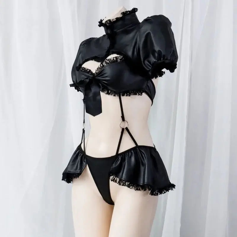 Kawaii Aesthetic Y2K Cute Fairy Black Witchy Kitty Set ON1474 spreepickyshop