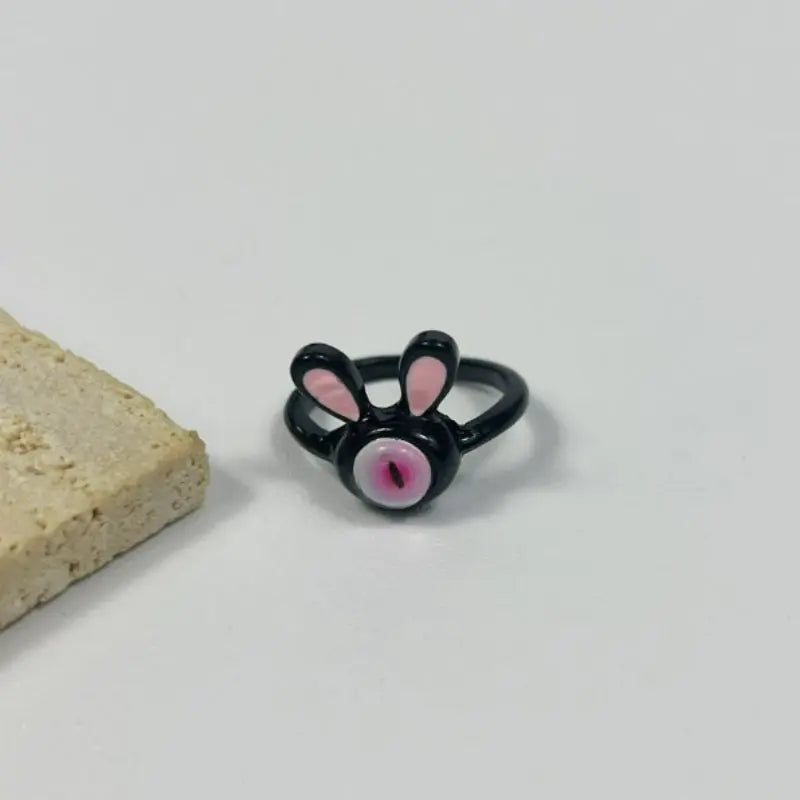 Kawaii Aesthetic Y2K Cute Fairy Cat and Monster Rings MK Kawaii Store