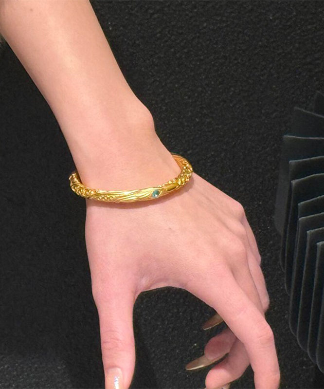 Bangle Gold Chinese Antique Overgild Style