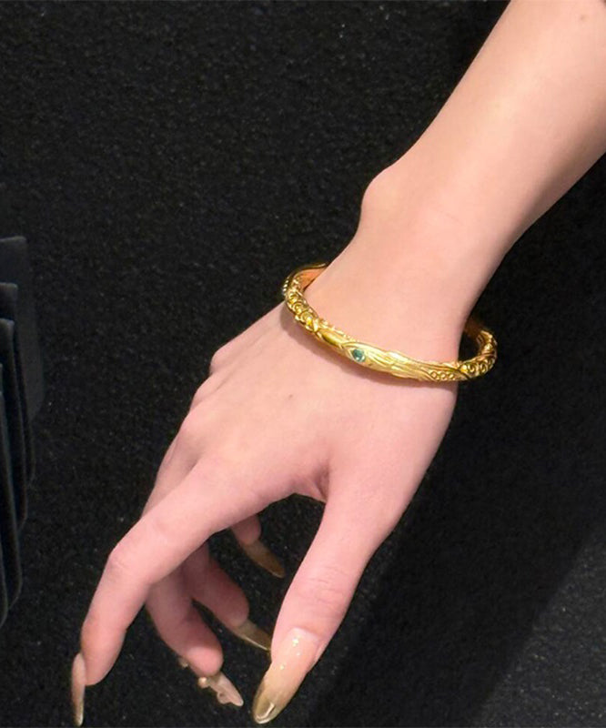 Bangle Gold Chinese Antique Overgild Style