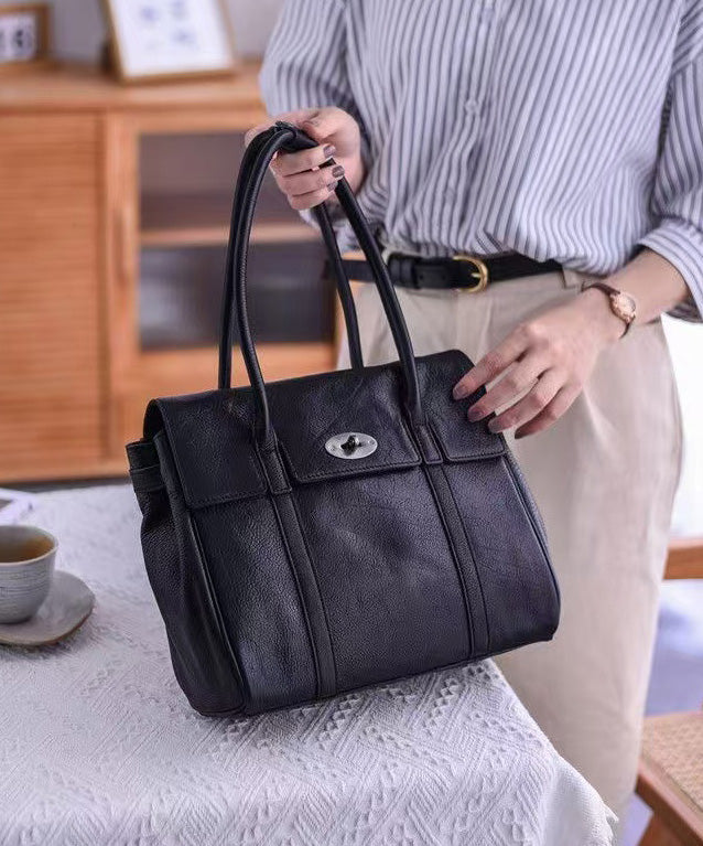 Classy Bags Shoulder Yellow Durable Leather Solid