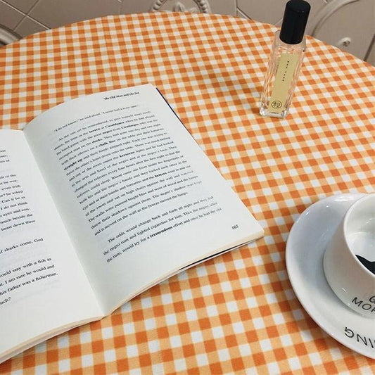 Colorful Gingham Tablecloth