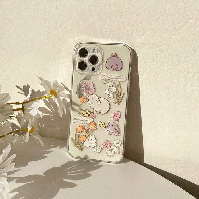 Cute Bunny iPhone Case