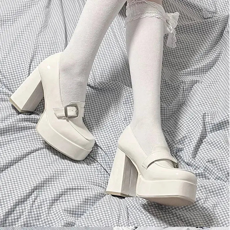 Kawaii Aesthetic Y2K Cute Fairy Cupid Witchy Heels ON1401 MK Kawaii Store