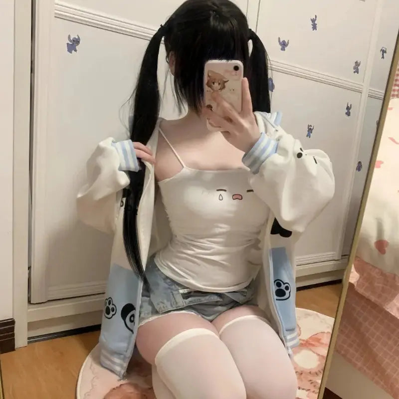 Kawaii Aesthetic Y2K Cute Fairy Cute Crying Emojis Top spreepickyshop