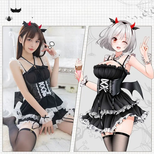 Robe de cosplay noire Devil Dream ON779