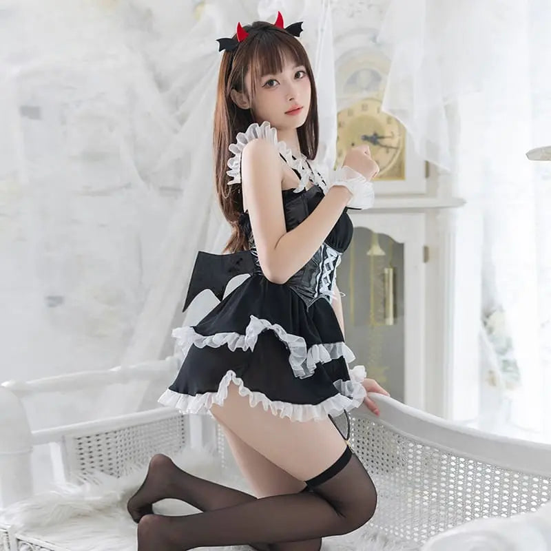 Robe de cosplay noire Devil Dream ON779