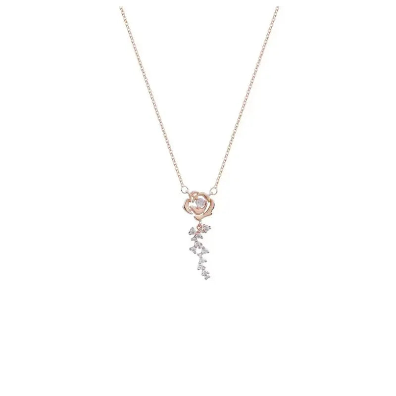 Diamond Rose Necklace LIN90