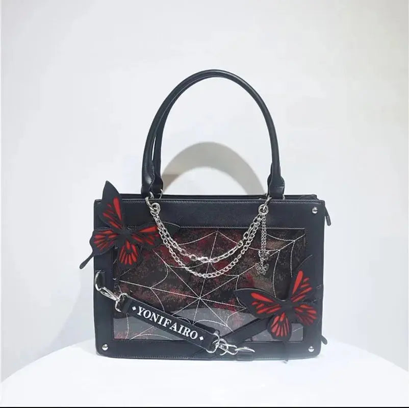 Kawaii Aesthetic Y2K Cute Fairy Elegant Gothic Butterflies Bag ON1456 spreepickyshop