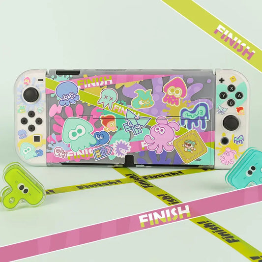 Kawaii Aesthetic Y2K Cute Fairy GG Transparent Splatoon Switch Skin ON1491 spreepickyshop