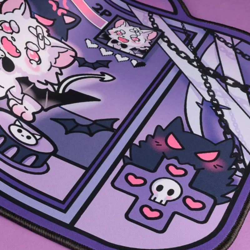 Kawaii Aesthetic Y2K Cute Fairy GG Witchy Ghosty Cat Fight Mouse Pad ON1485 spreepickyshop