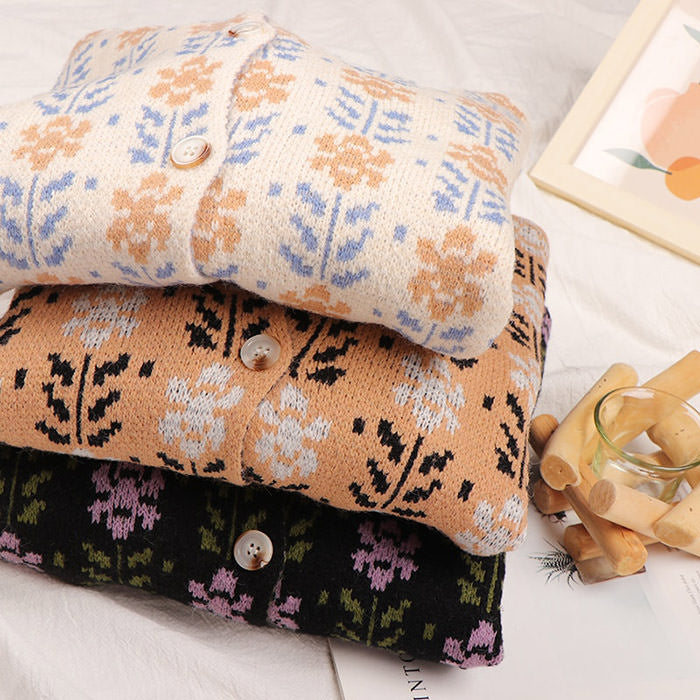 Autumn Floral Cardigan