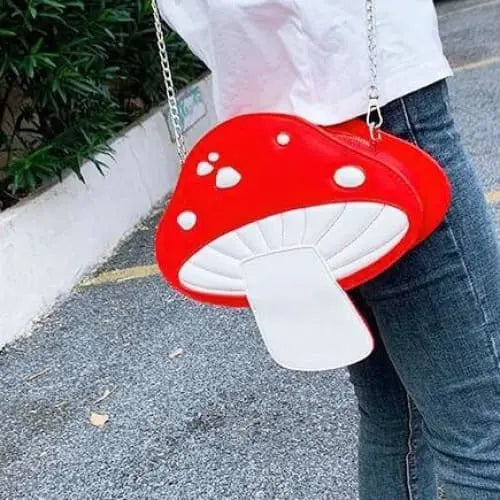 Sac à bandoulière de conte de fées de champignon Kawaii