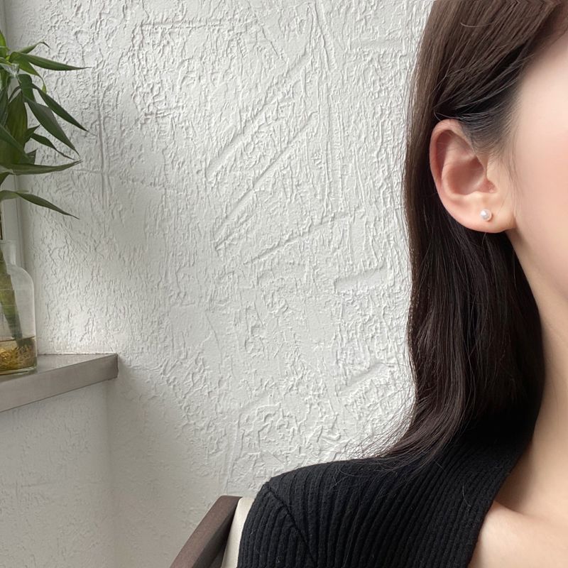 Faux Pearl Alloy Pair (various Set: designs) / Rhinestone 4 Earring