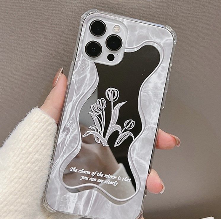 Flower Mirrored Phone Case