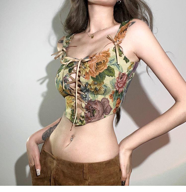 Floral Top Corset