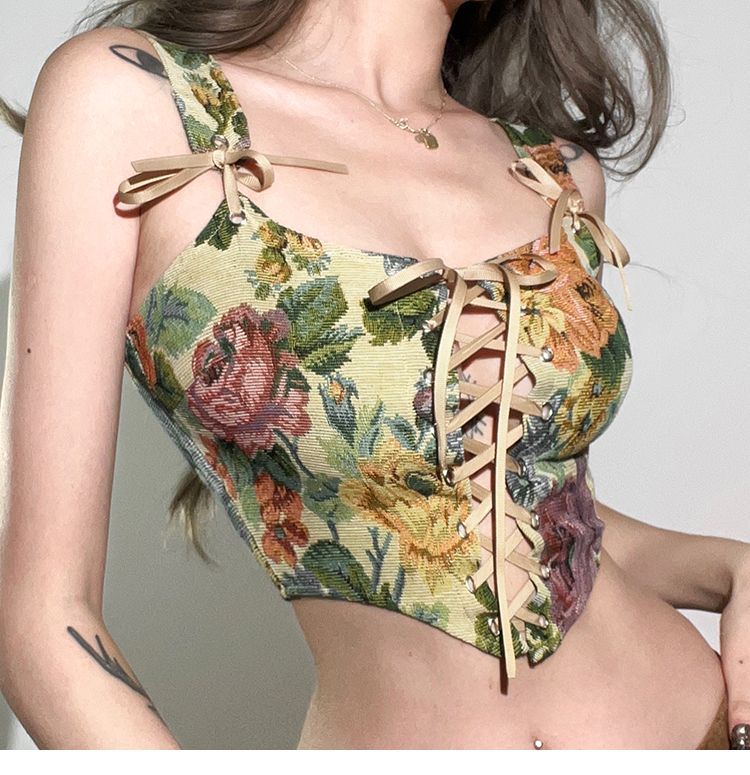 Floral Top Corset