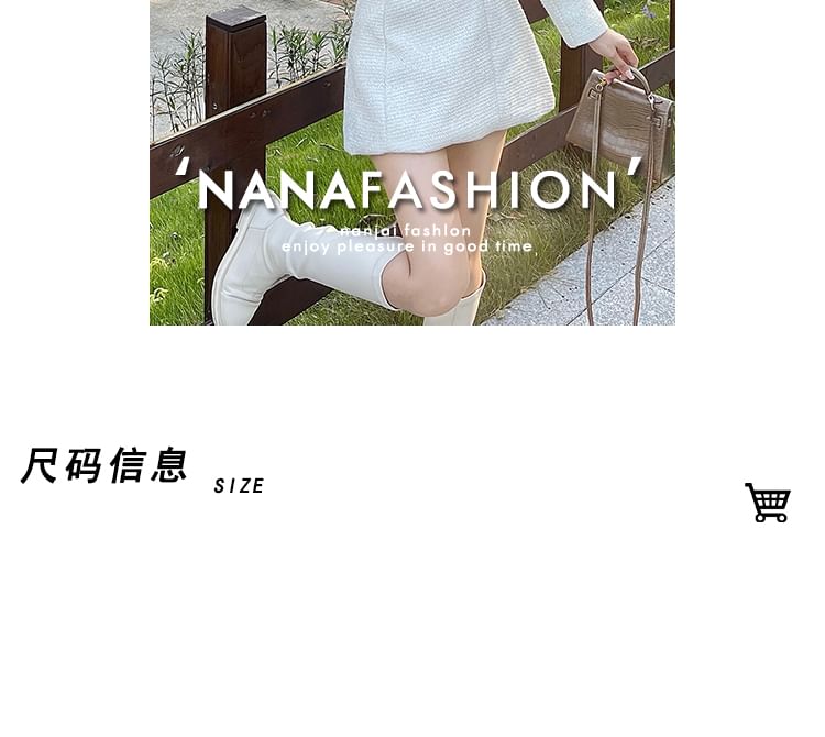 Set: Mini Tweed A-Line Dress + Cropped Blazer