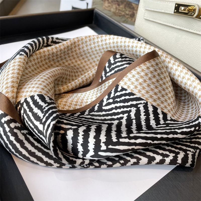 Print designs) Silk Scarf (various