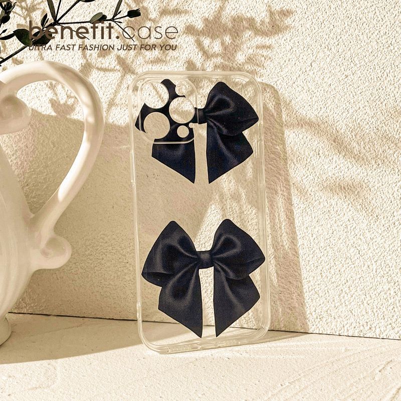 Phone Bow Transparent Case