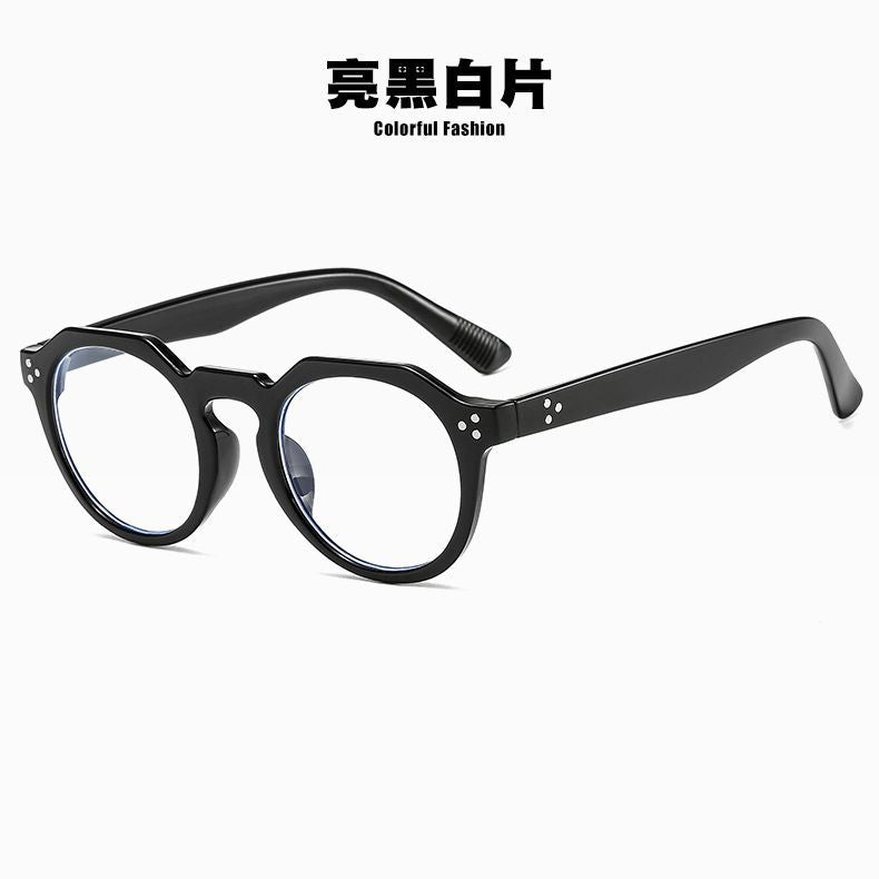 Retro Blue Blocking Eyeglasses Light