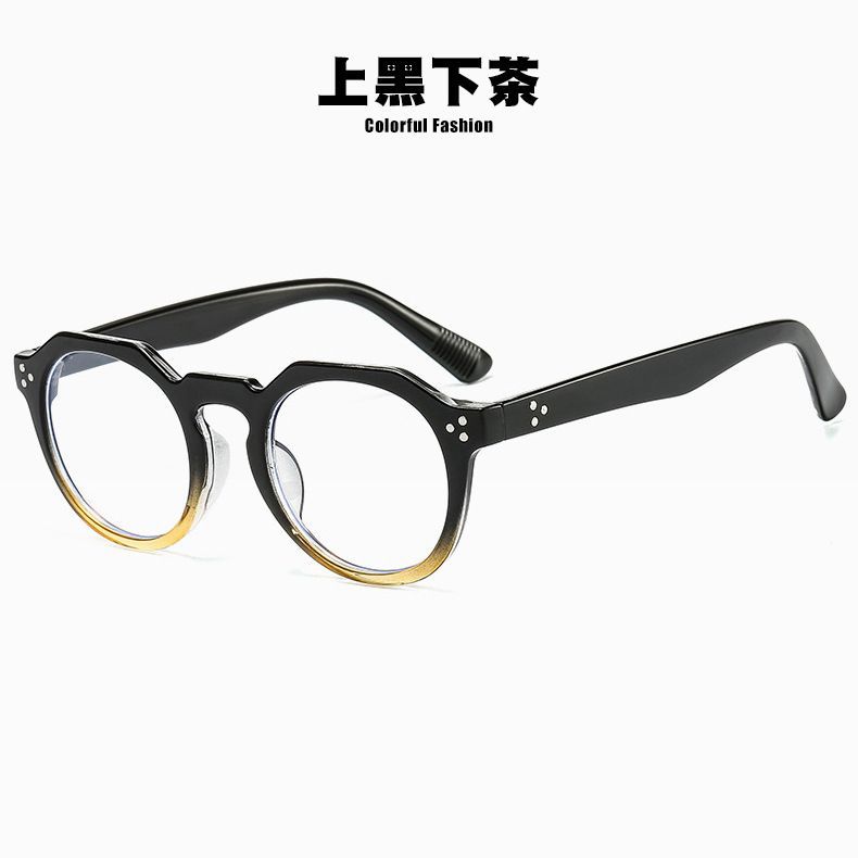 Retro Blue Blocking Eyeglasses Light