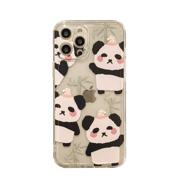 Case Transparent Phone Panda