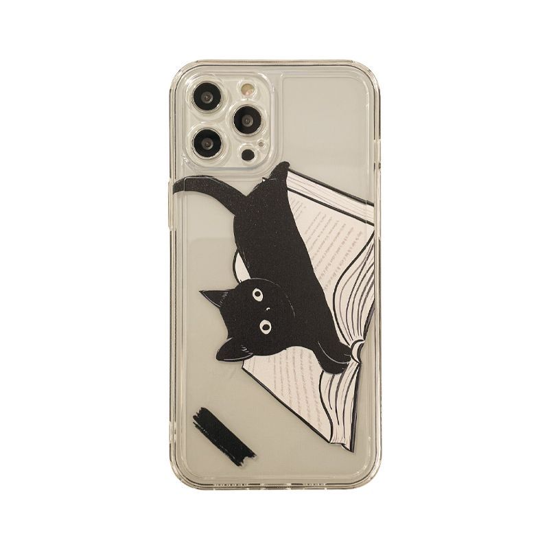 Case Transparent Cat Phone