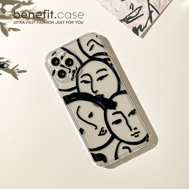 Case Transparent Print Phone