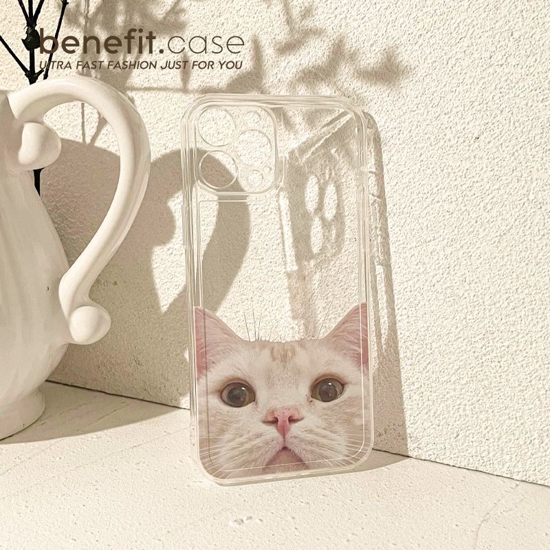 Cat Case Transparent Phone