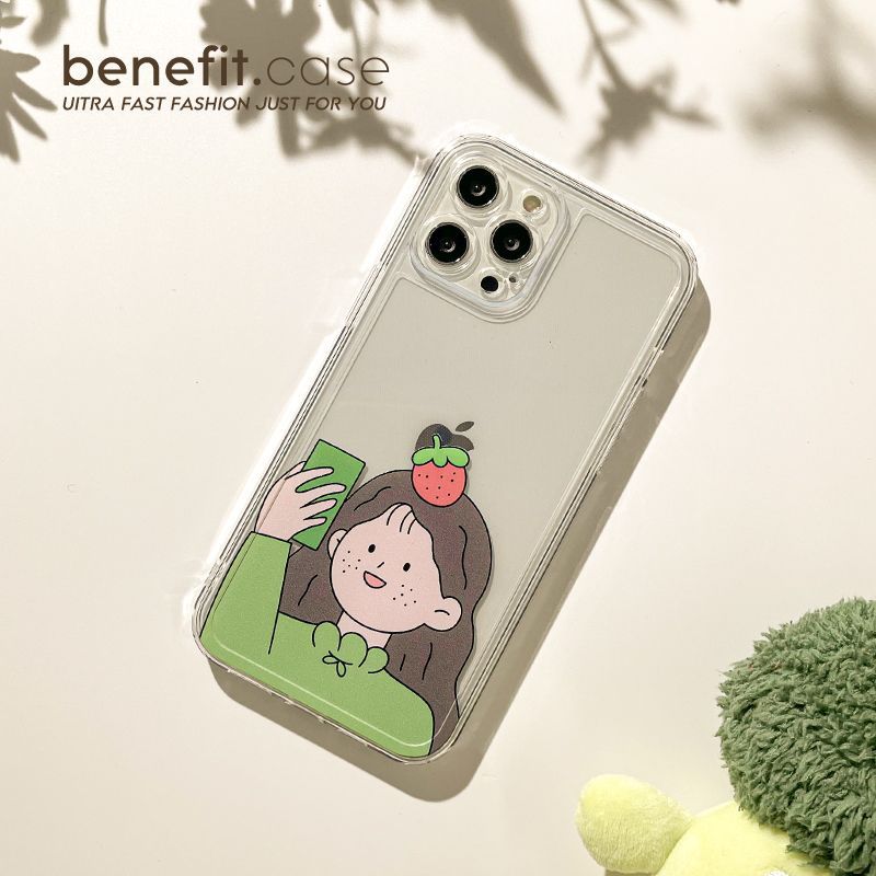 Transparent Case Phone Cartoon