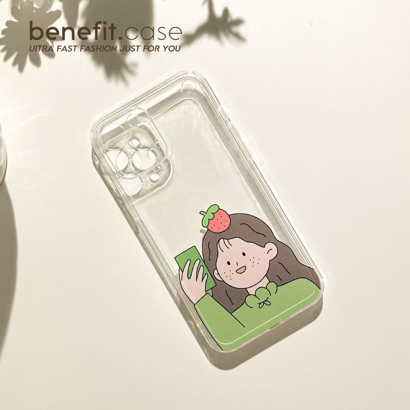 Transparent Case Phone Cartoon