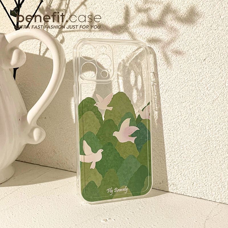 Transparent Case Bird Phone