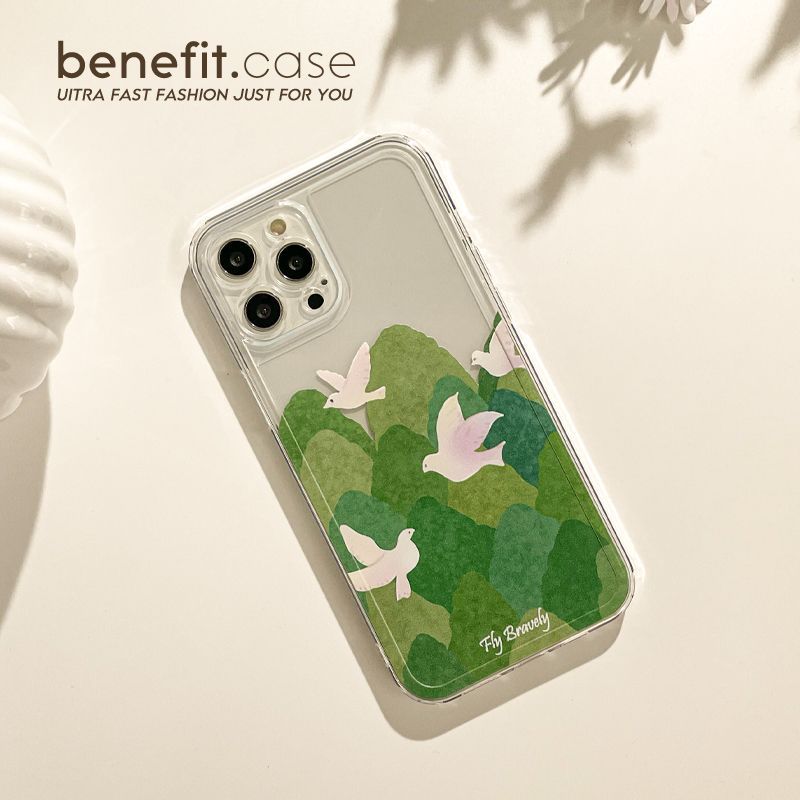 Transparent Case Bird Phone