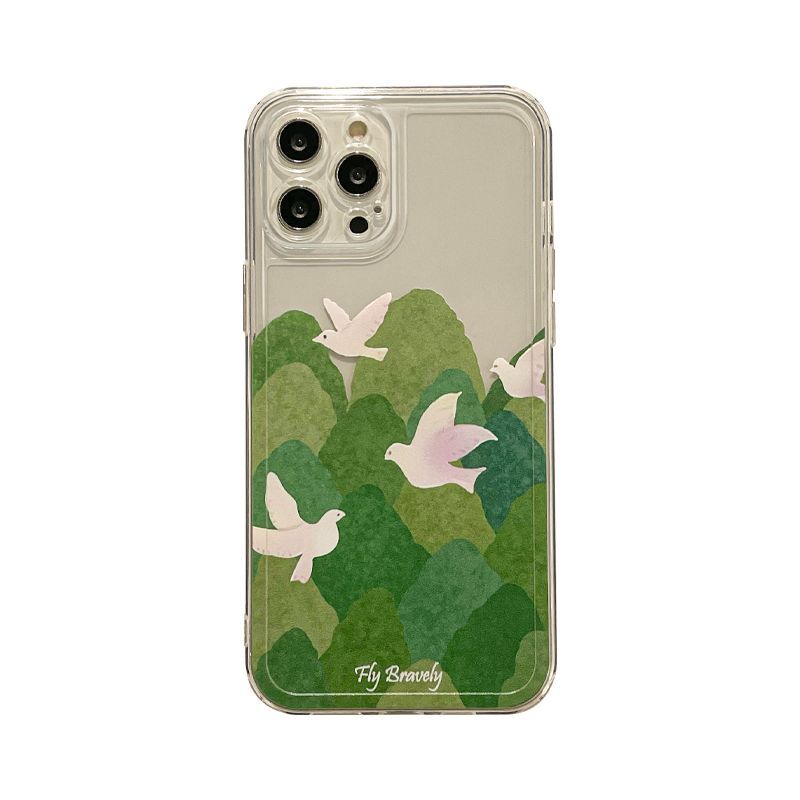 Transparent Case Bird Phone